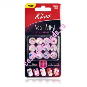 Kiss     - Kiss Nail Artist Nail Charms